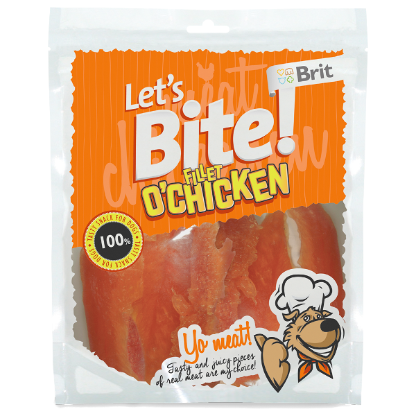 Brit Care Let's Bite Dog Fillet O'Chicken