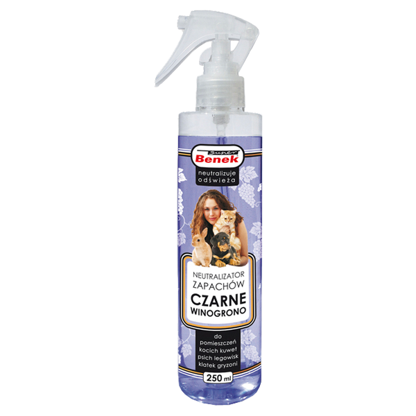 Super Benek Neutralizator Zapachów Spray Czarne Winogrono