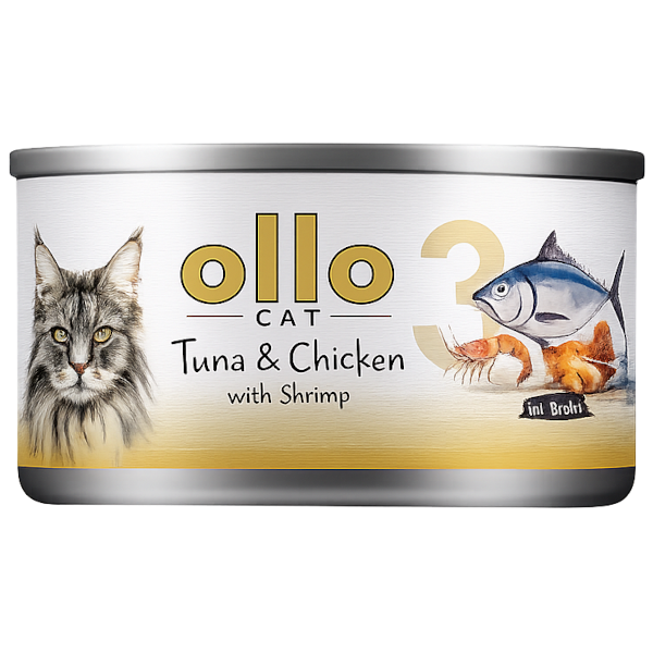 Ollo Cat Tuna & Chicken with Shrimp N°3