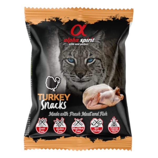 Alpha Spirit Turkey Snacks Cat