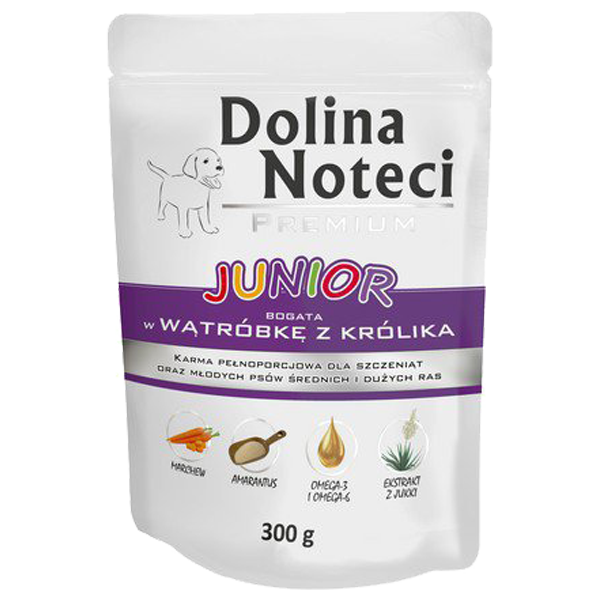 Dolina Noteci Premium Junior z watrobka z krolika