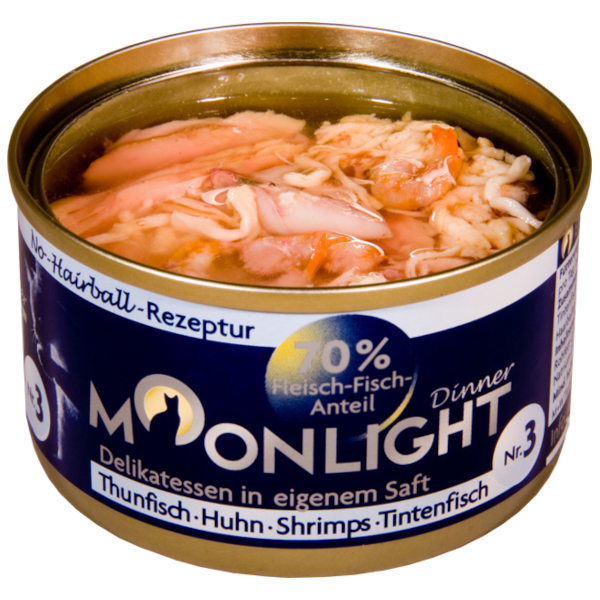 Moonlight Dinner N°3 - tuńczyk, kurczak, krewetki i kałamarnica
