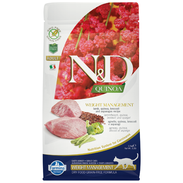 Farmina Cat N&D Quinoa Weight Management Lamb & Broccoli