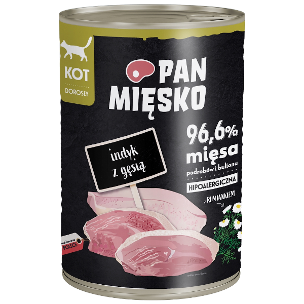 Pan Mięsko Kot Indyk z Gęsią