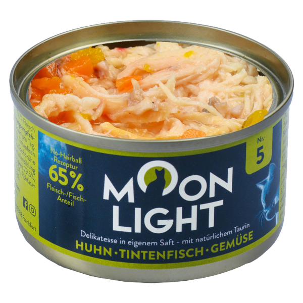 Moonlight Dinner N°5 - kurczak, kałamarnica, marchew i dynia