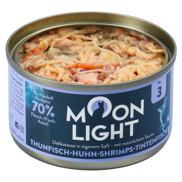 Moonlight Dinner N°3 - tuńczyk, kurczak, krewetki i kałamarnica