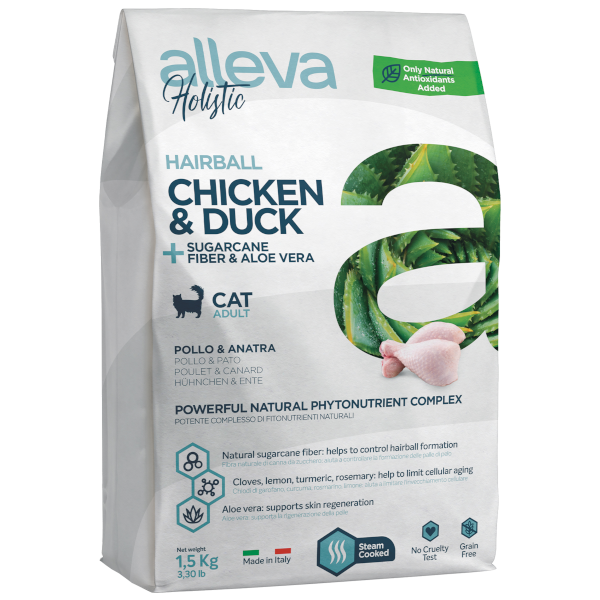 Alleva Holistic Cat Adult Chicken & Duck Hairball