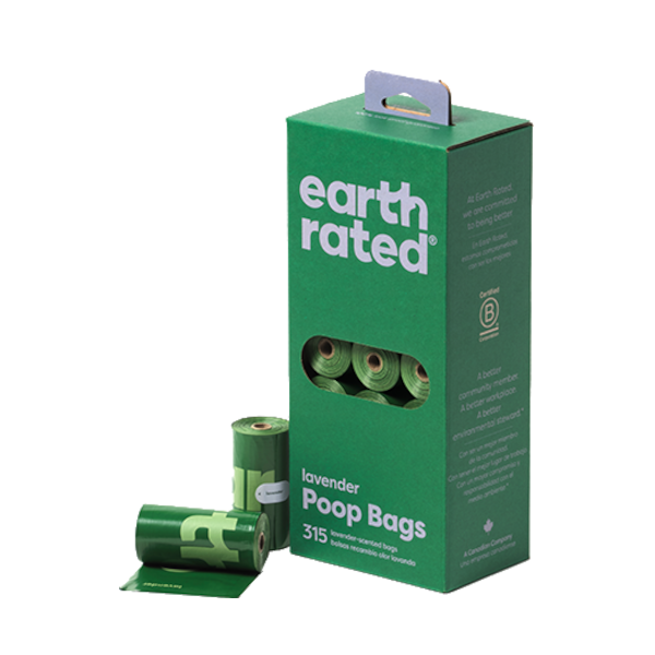 Earth Rated Poop Bags - woreczki, zapach lawendy, 21 x 15szt.