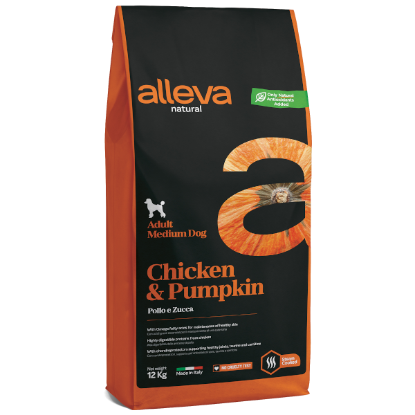 Alleva Natural Dog Adult Chicken & Pumpkin Medium