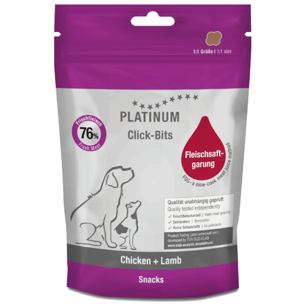 PLATINUM Click-Bits Chicken + Lamb