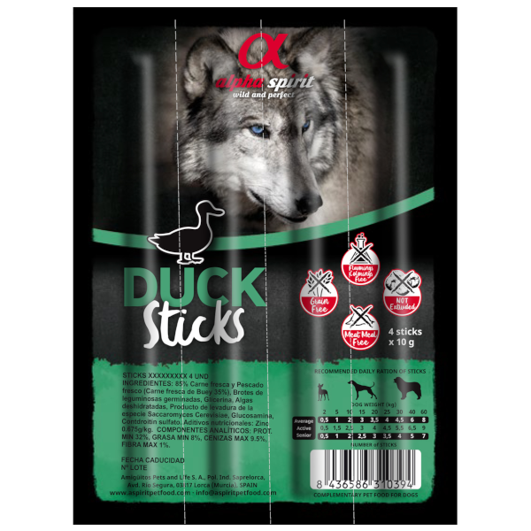 Alpha Spirit Duck Sticks