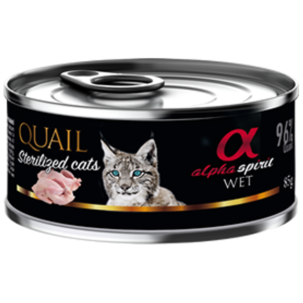 Alpha Spirit Cat Quail Sterilized