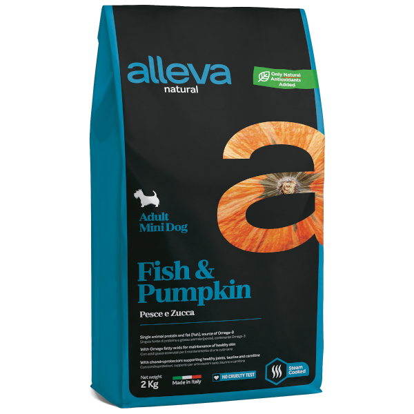 Alleva Natural Dog Adult Ocean Fish & Pumpkin Mini