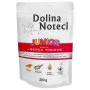 Dolina Noteci Premium Junior z sercami wołowymi