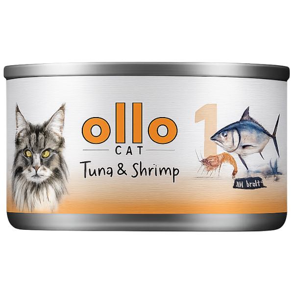 Ollo Cat Tuna & Shrimp N°1