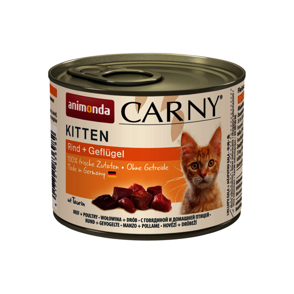 Animonda Carny Kitten Rind + Geflugel