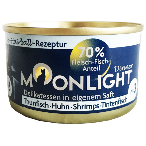 Moonlight Dinner N°3 - tuńczyk, kurczak, krewetki i kałamarnica