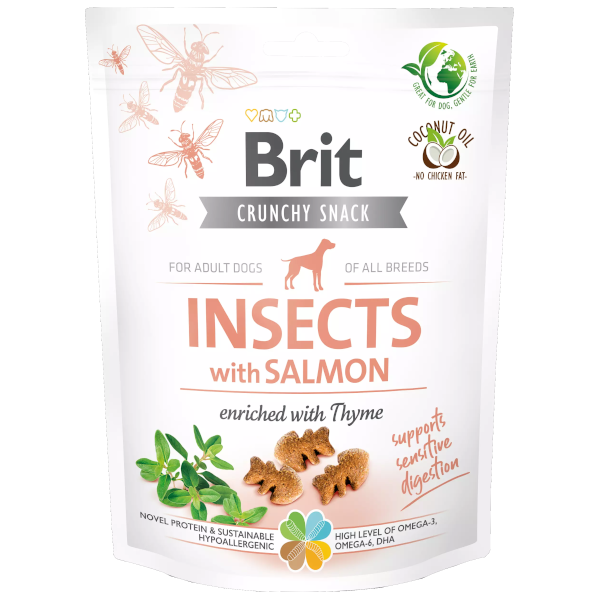 Brit Care Crunchy Cracker Insect & Salmon