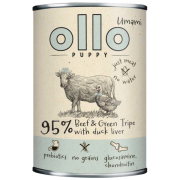 Ollo Umami Puppy Beef & Green Tripe - Wołowina i Zielone Żwacze (szczenięta)
