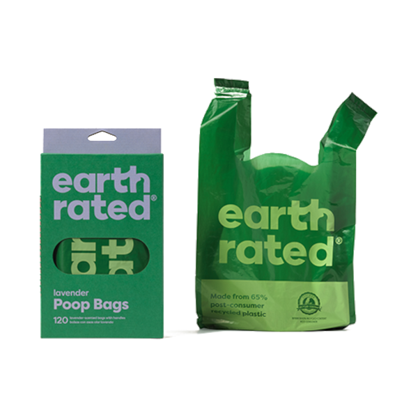 Earth Rated Poop Bags - reklamówki lawendowe, 120 sztuk