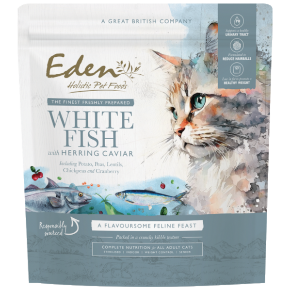 Eden White Fish & Caviar Cat - Biała Ryba z Kawiorem
