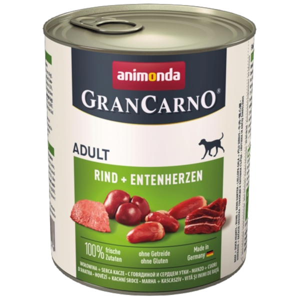 Animonda GranCarno Adult Rind + Entenherzen