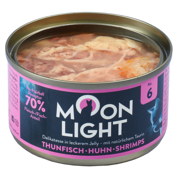 Moonlight Dinner N°6 - tuńczyk, kurczak i krewetki w galarecie