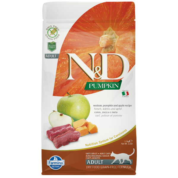 Farmina Cat N&D Pumpkin Venison & Apple Adult