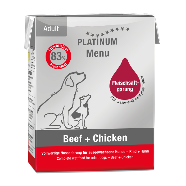PLATINUM Menu Adult Beef + Chicken