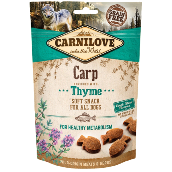 Carnilove Semi Moist Snack Carp & Thyme