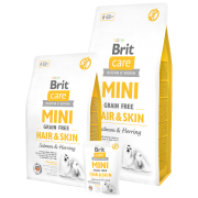 Brit Care Mini Grain Free Hair & Skin Salmon & Herring 