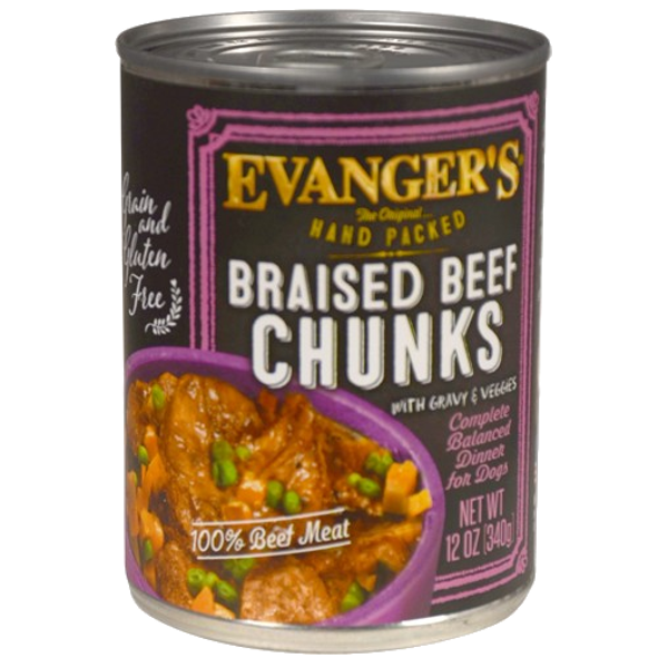 Evanger's Braised Beef Chunks Hand Packed - wołowina