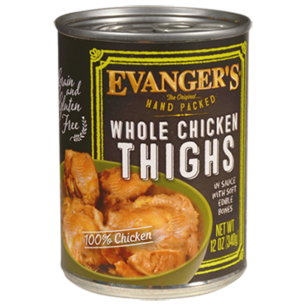 Evanger's Chicken Thighs Hand Packed - udka kurczaka