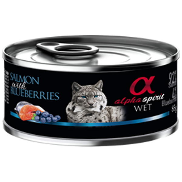 Alpha Spirit Cat Salmon & Blueberries