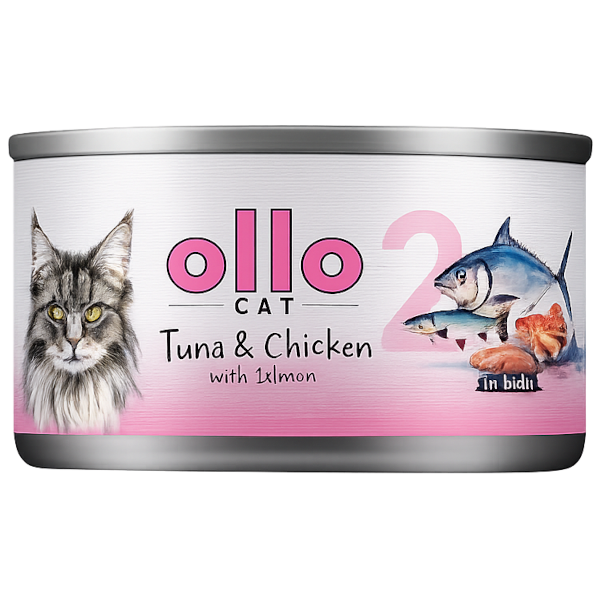 Ollo Cat Tuna & Chicken with Salmon N°2