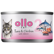 Ollo Cat Tuna & Chicken with Salmon N°2