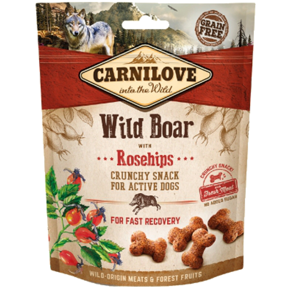 Carnilove Crunchy Snack Wild Boar & Rosehips