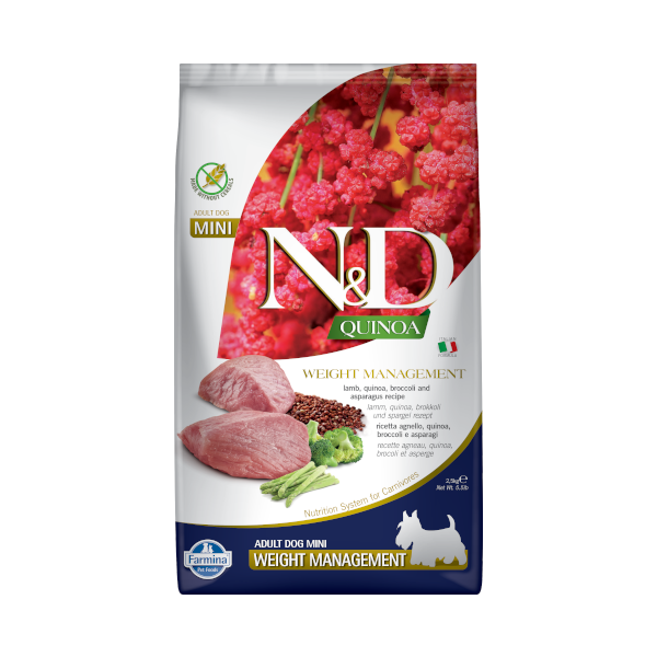 Farmina Dog N&D Quinoa Weight Management Lamb & Broccoli Mini