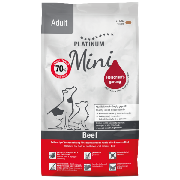 PLATINUM Adult Beef Mini