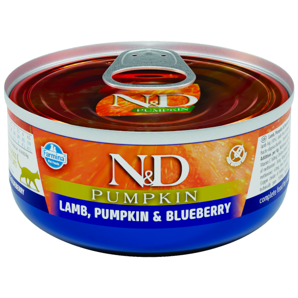 Farmina Cat N&D Lamb, Pumpkin & Blueberry Adult