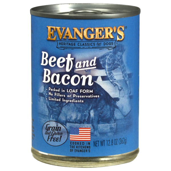 Evanger's Classic Beef & Bacon - wołowina, boczek
